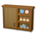 落ち着いた食器棚Cデコボックス