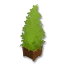 落ち着いた植木鉢(中)デコボックス