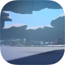 誰かが撮った冬の足跡の写真