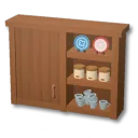 落ち着いた食器棚Aデコボックス