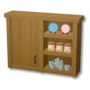 落ち着いた食器棚Eデコボックス