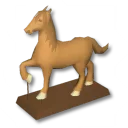 馬の彫像デコボックス