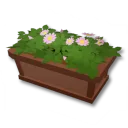 立派な長方形植木鉢(大)デコボックス