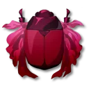 赤色ニシキコガネムシ