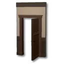 素朴な壁(扉)デコボックス