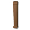 落ち着いた柱デコボックス